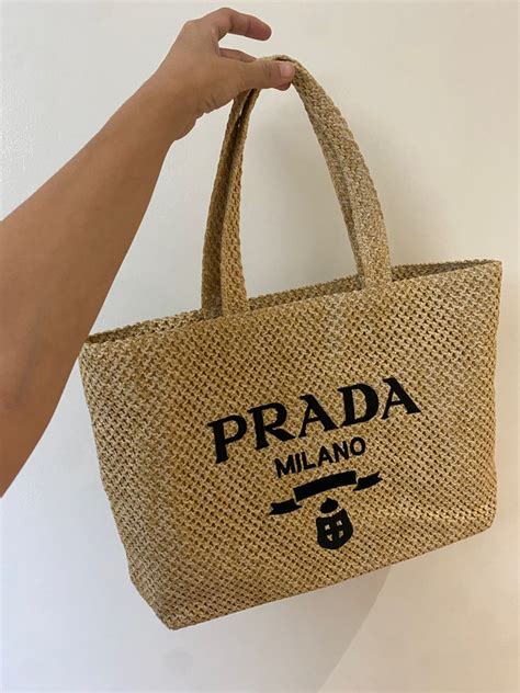 prada beaxh bag|prada beach bag price list.